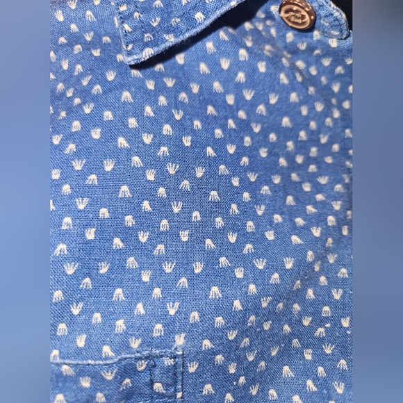 Patagonia Men's Blue Short Sleeve Button Down Shirt XXL - Picture 4 of 6